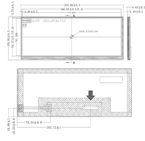 10.3 Inch 10.25 Bar TFT <strong>LCD</strong> <strong>Display</strong> Module <strong>with</strong> 1920x720 IPS 1000nits LVDS to HD-MI <strong>Controller</strong> <strong>Board</strong> for Car Use - Product Image 6