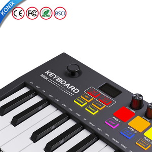 Konix New Color <strong>MIDI</strong> <strong>Controller</strong> 25 Keys Arranger Standard Digital <strong>Keyboard</strong> Piano <strong>Controller</strong> <strong>Midi</strong> <strong>Keyboard</strong> With Velocity Keys - Product Image 4