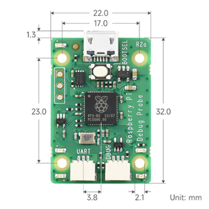 <strong>Raspberry</strong> <strong>Pi</strong> Debug Probe RP2040 microcontrollers <strong>USB</strong> to UART bridge Featuring a <strong>USB</strong> to two-wire <strong>serial</strong> debug bridge