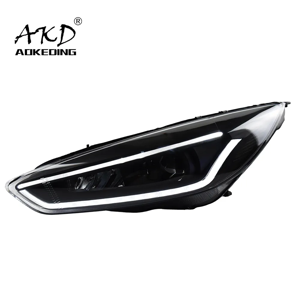 AKD araba stil kafa lambası ford Focus farlar 2014-2017 odak 4 LED far dinamik sinyal DRL Hid Bi xenon oto aksesuarları