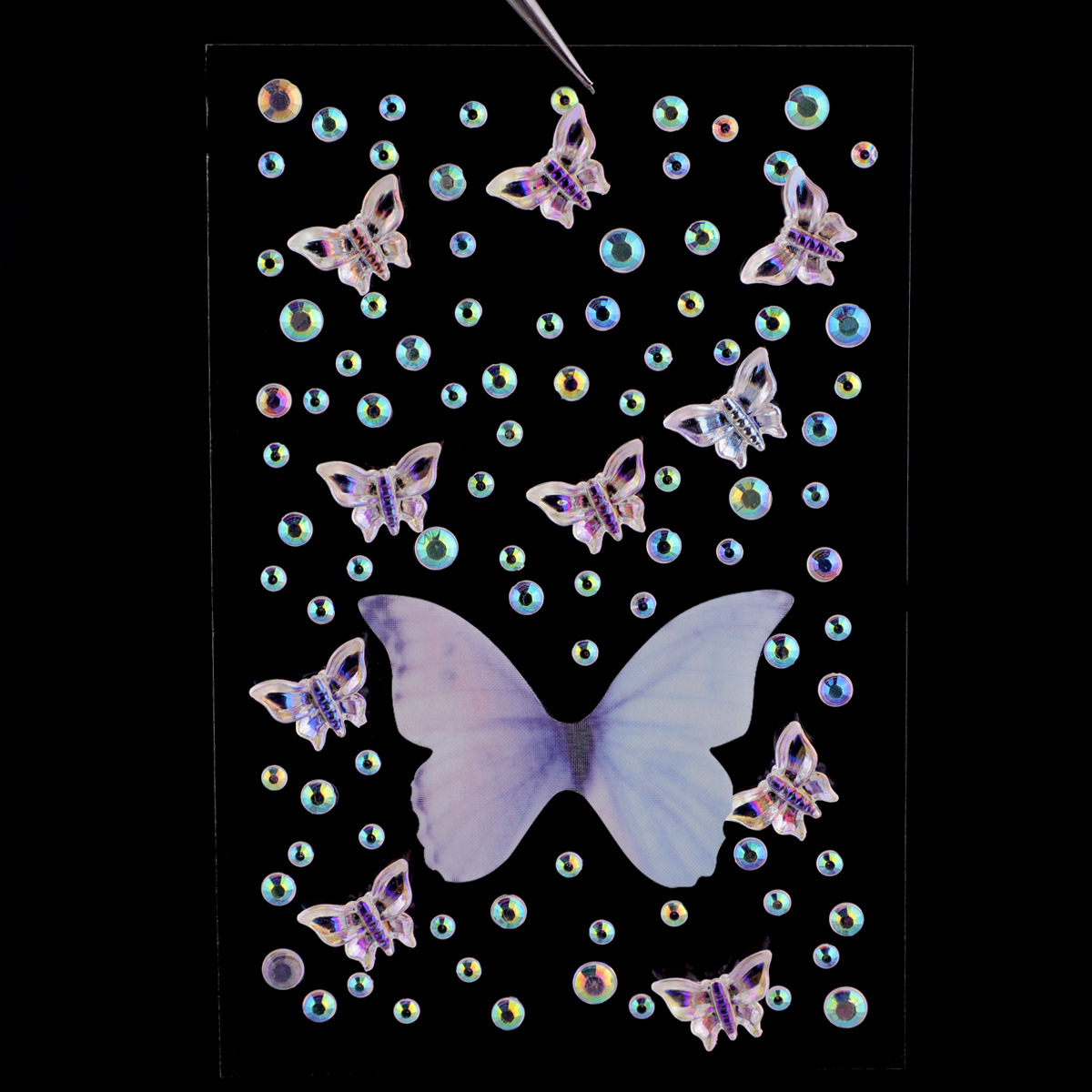 fabric orchid butterfly aurora
