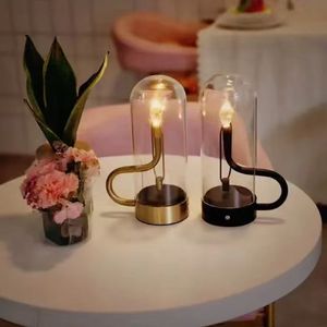 <strong>Hot</strong> Sales <strong>New</strong> Product Creative Rechargeable Cordless Bedroom Restaurant Table Light Decoration <strong>Led</strong> Table Lamps - Product Image 6