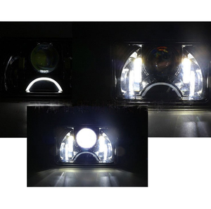 5x7-inch Led Vuông Đèn pha 7x6 Led Lights đối với Jeep Wrangler YJ Cherokee XJ Đèn Pha Led phía trước đèn chuyển đổi Kit - Product Image 5
