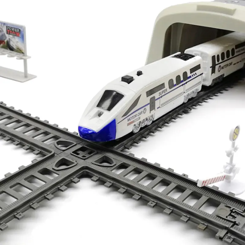 Brinquedos Eletricos | Juguetes 914cm modellini treni 1:87 bambini luce velocità regolabile pista ferroviaria auto per bambini giocattoli Zigotech