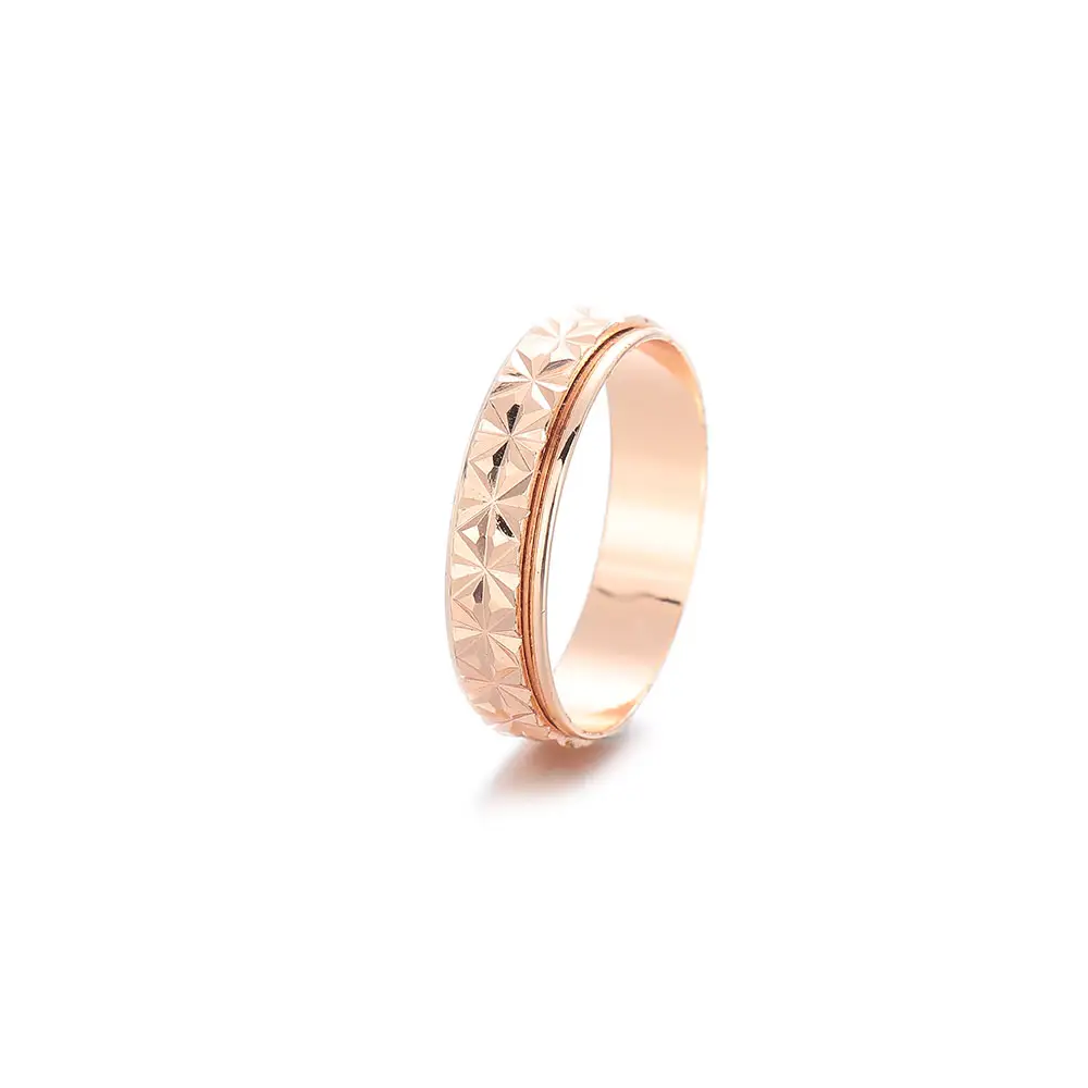 Элегантные ювелирные аксессуары для женщин модные ювелирные изделия Rovitable розовое золото декомпрессионные кольца для мужчин и женщин