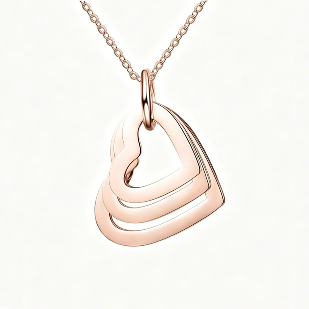 Oro rosa 3 cuori