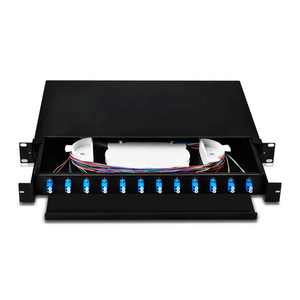 12 puertos 24-Core Duplex LC UPC SM MTP MPO Módulo Panel de conexión de fibra óptica multimodo único para FTTH POE 4G Compatible con WiFi - Product Image 1