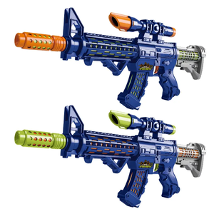 クラシックエレクトリックサウンドアンドライトピストル低価格M416プラスチックサウンドライトおもちゃの銃 - Product Image 4