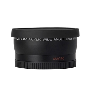 Canon Nikon Sony Pentax 52MMDSLRカメラ用のマクロレンズ交換付きHD52MM0.45x広角レンズ - Product Image 1