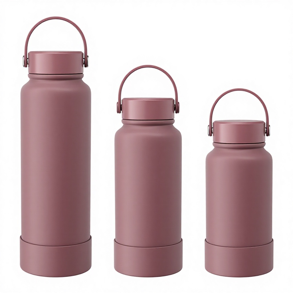 Smoke pink silicone cup sleeve