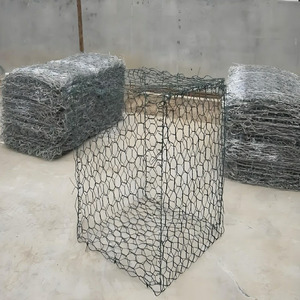 Gabion con rete in PVC con rivestimento in Gabion con filo di ferro zincato resistente e resistente alla ruggine - Product Image 2