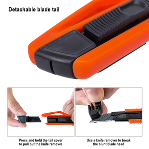 HARDEN maket bıçağı 9MM genişlik bıçak katlanır SK5 maket bıçağı çok el kesme alet kutusu kesici bıçak kesici - Product Image 5