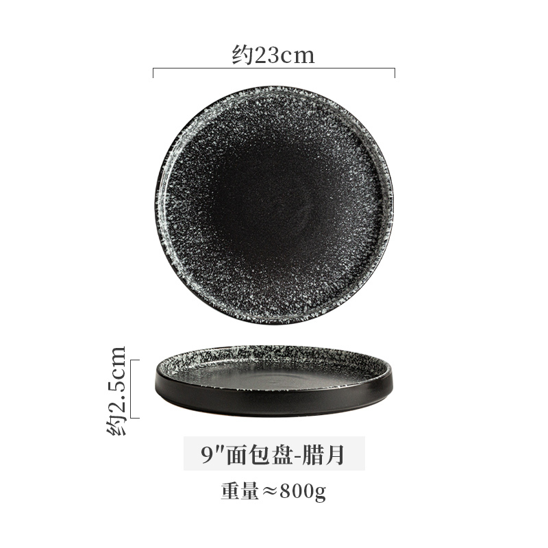 9-inch bread plate-december