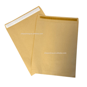 Nhà cung cấp tùy chỉnh in C4 <span class=keywords><strong>C5</strong></span> C6 A4 A5 Kích thước nâu kraft giấy Manila phong bì với logo Peel & con dấu phong bì - Product Image 5