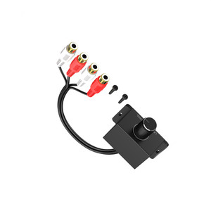 汽车音频RCA电缆放大器低音RCA电平远程音量控制旋钮 - Product Image 5