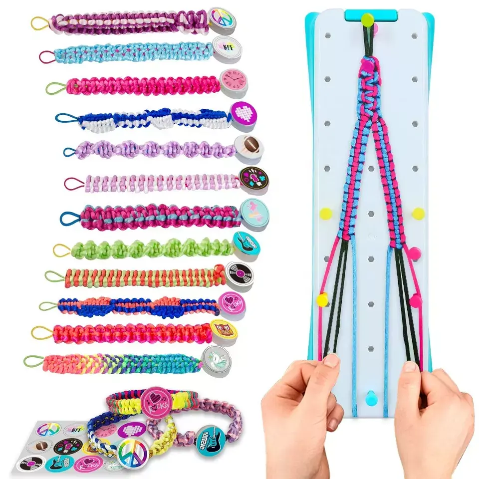 Meist verkaufte Armband herstellung Kit für Mädchen DIY Craft Toys Schmuck hersteller Geschenke auf Lager DIY Schmuck Kunst handwerk Geschenke Spielzeug