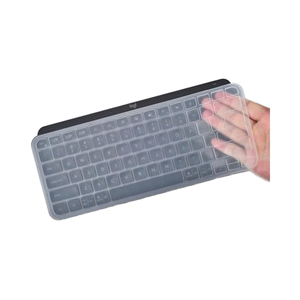 Para Logitech MX Keys Mini Protector de piel de silicona transparente con función impermeable cubierta de teclado iluminada inalámbrica - Product Image 1