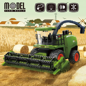 2 in1 Sprühen von Weizen-und Silage rnte Traktor 1/24 2.4G 6CH Rc Mähdrescher