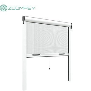 Pantalla retráctil de aluminio para ventana, mosquitera para insectos, zanzariera a rullo