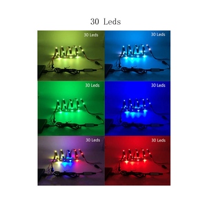 RGB WS2812B นำแถบแสงกันน้ำเป็นรายบุคคลแอดเดรสสมาร์ท RGB นำแสงสำหรับตกแต่งบ้านคริสมาสต์ - Product Image 6