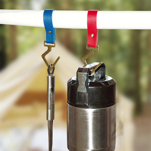 Ya216 pu עור הליכה משולש מחנאות hanger keywen נשים גברים בחוץ <span class=keywords><strong>s</strong></span> טבעת מפתח