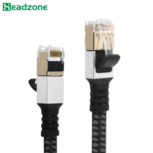 Headzone Cat6a FTP Ethernet cavo piatto (RJ45 M/M) supporta Ethernet velocità fino a 10 Gbps> speciale Design sottile e all'ingrosso