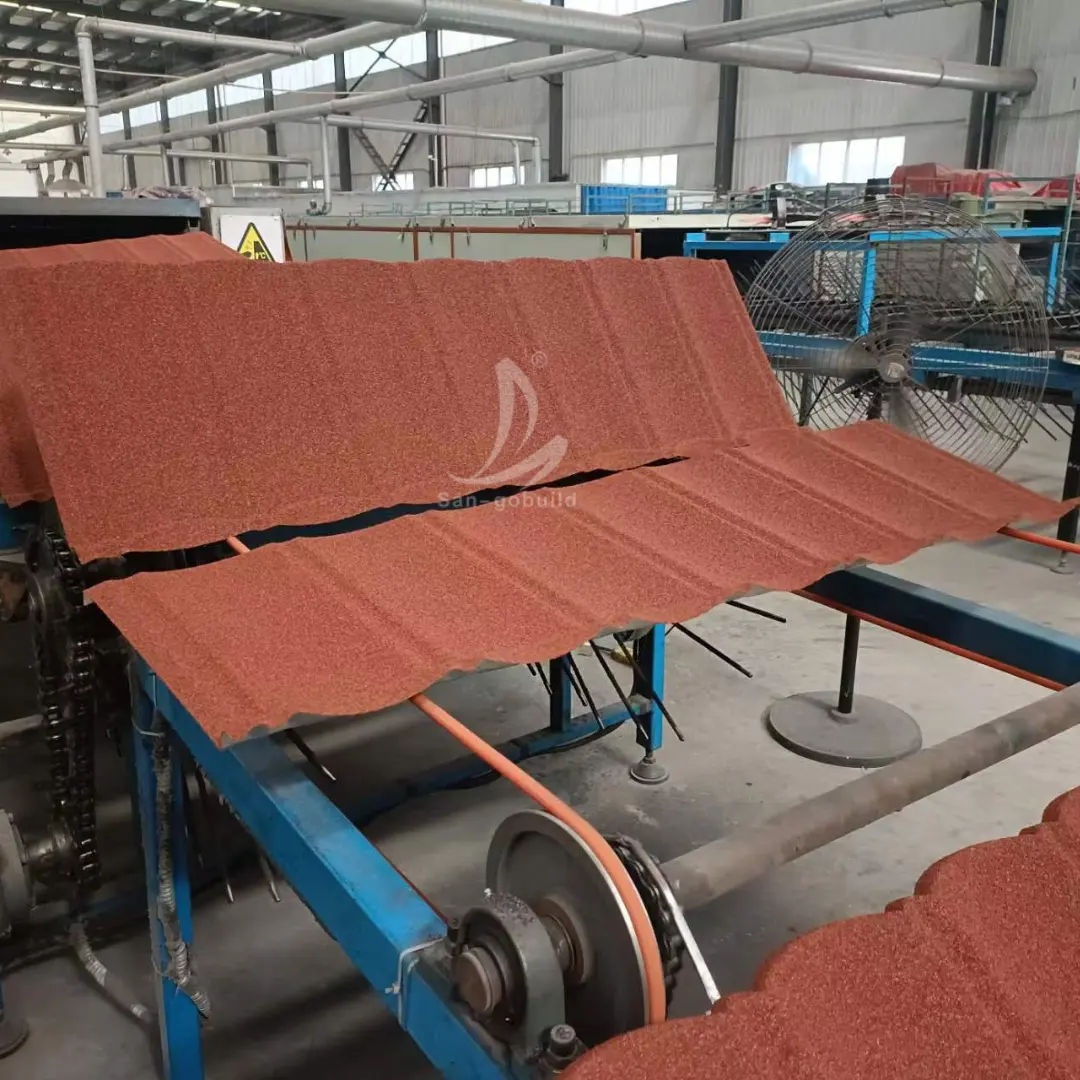Prezzo di fabbrica materiale di copertura ecologico alluminio lamiera di copertura in acciaio zincato tegole in metallo rivestite in pietra leggera