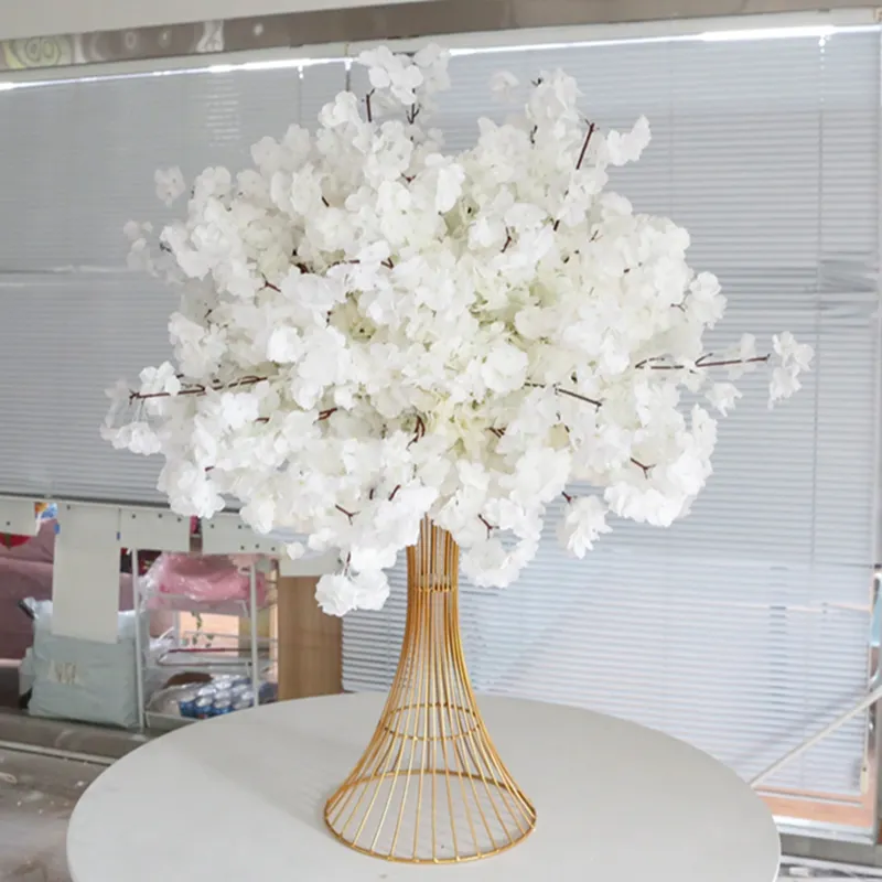 Fábrica artesanal artificial sakura flor casa decoração casamento festa decoração flor bolas
