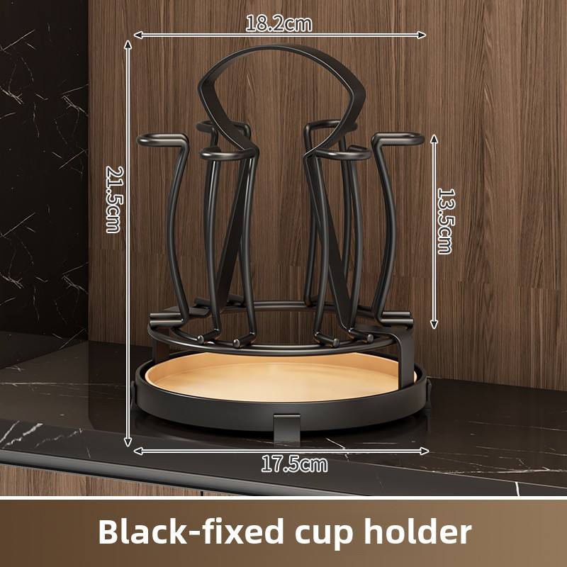 Noir-porte-gobelet fixe