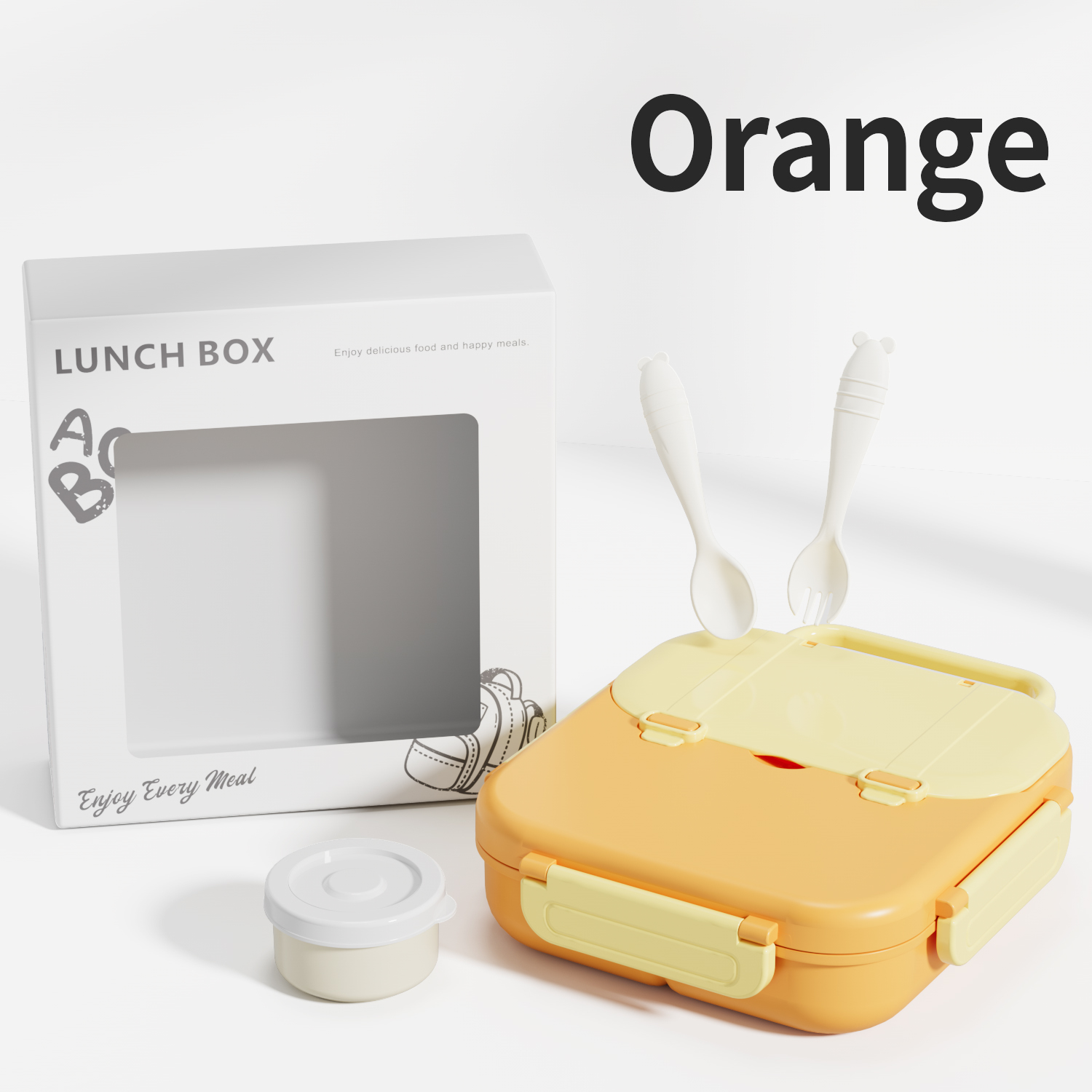 Orange-english color box