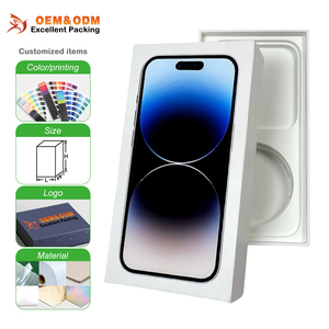 Hộp giấy carton sang trọng, thiết kế thân thiện với môi trường, dùng để đóng gói điện thoại di động, màu trắng. - Product Image 2