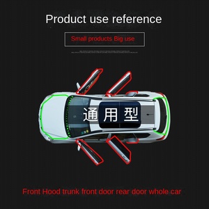 EPDMモディファイドラバーシーリングストリップトヨタアルファ車ドアギャップダスト衝突保護押出溶接切断サービス - Product Image 3