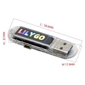 T-Dongle-S3 Kit Mini Dev ESP32-S3 scheda di sviluppo Dual-Core con Display a colori e Wireless Dual-Band per Arduino