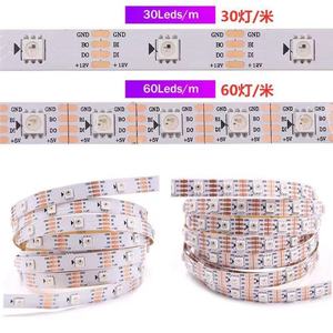 12V WS2815 (WS2812B WS2813ปรับปรุง) RGB เต็มรูปแบบนำแสงแถบพิกเซลเป็นรายบุคคลแอดเดรสคู่สัญญาณ30/60/144 Leds/M - Product Image 4