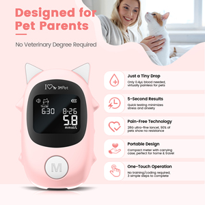 उच्च गुणवत्ता वाले कुत्ते बिल्ली रक्त ग्लूकोज मीटर निगरानी पालतू रक्त ग्लूकोज निगरानी प्रणाली - Product Image 2