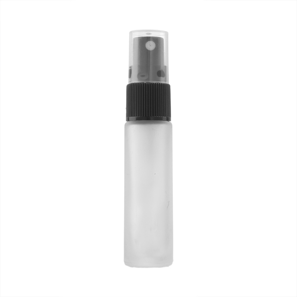 Tappo spray in plastica nera opaca traslucida + pompa