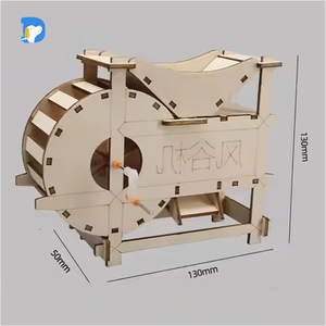 STEAM Educational DIY Wooden Wind <strong>Valley</strong> Machine Science Engineering <strong>Toys</strong> for Homeschoolers Solar Function Learning Packaged Box - Product Image 3