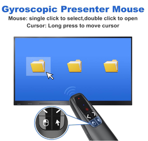2.4G R400 Air Mouse Wireless Presenter Powerpoint Roter Laserpointer USB C-Akku für Besprechung strain ing und-unterricht - Product Image 5