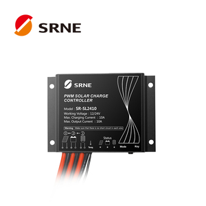 PWM 12V/24V солнечный уличный свет контроллер водонепроницаемый IP68 для молнечной батареи SL2410 10A - Product Image 1