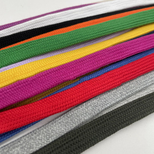 สีสายฝ้ายโพลีเอสเตอร์คุณภาพ 12 มม. เชือกเชือกรูดผ้าฝ้ายโพลีเอสเตอร์ - Product Image 4