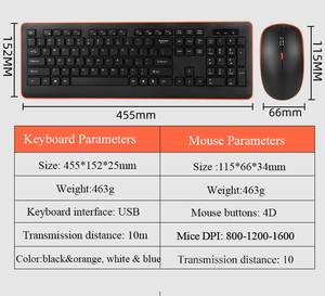 Factory Private Mode 2.4G Wireless <strong>Keyboard</strong> and Mouse Combo <strong>Keyboard</strong> Mouse Set - Product Image 6
