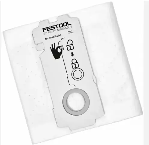 Venda imperdível sacos de filtro de pó compatíveis com festool electrolux 204308/MIDI aspirador de pó saco de filtro de pó