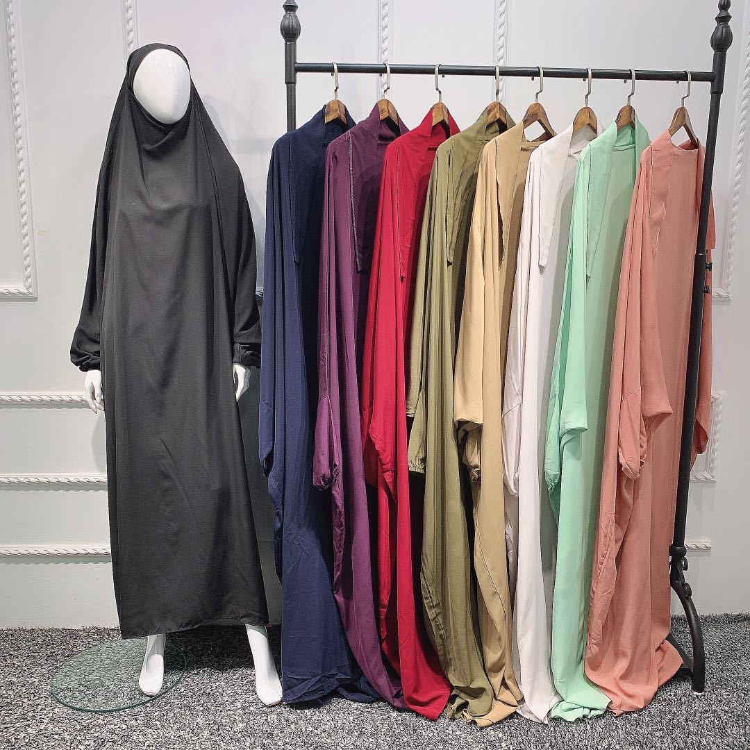 Hot selling women Plus size Modest Khimar Hijab Abaya Jilbab Muslim Clothing Prayer Abaya