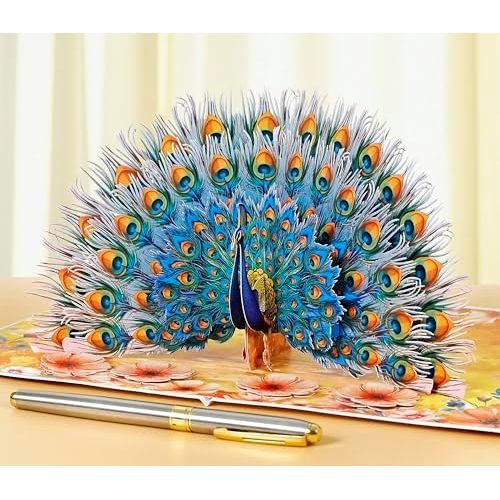 pavo real azul