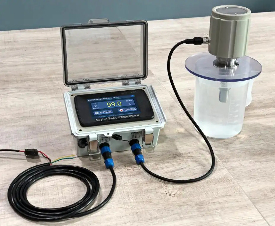 Probador inteligente de nivel de líquido de concentración de gravedad específica en línea para detector de densidad líquida de agua de colofonia de flujo