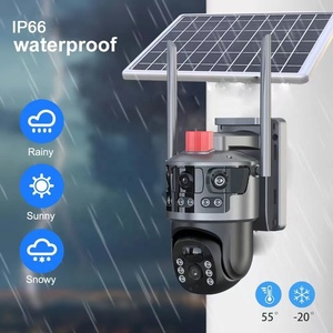 ICsee户外6MP双镜头无线PTZ闭路电视摄像机IP 6MP安全摄像机跟踪WiFi迷你双镜头联动网络摄像机 - Product Image 2