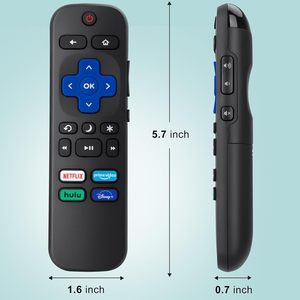 TCL Roku/Hisense Roku/Onn用Roku TVに互換性のある交換用リモコン (Rokuスティックボックスおよびプレーヤー用ではありません) - Product Image 6