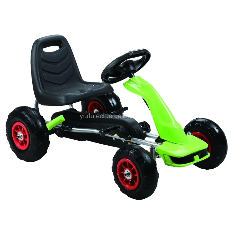 के फैक्टरी बेचता पेडल जाने-karts रबर पहिया ड्राइव गियर ब्रेक लीवर के साथ बच्चों के लिए सवारी पर कार पेडल जाओ Kart