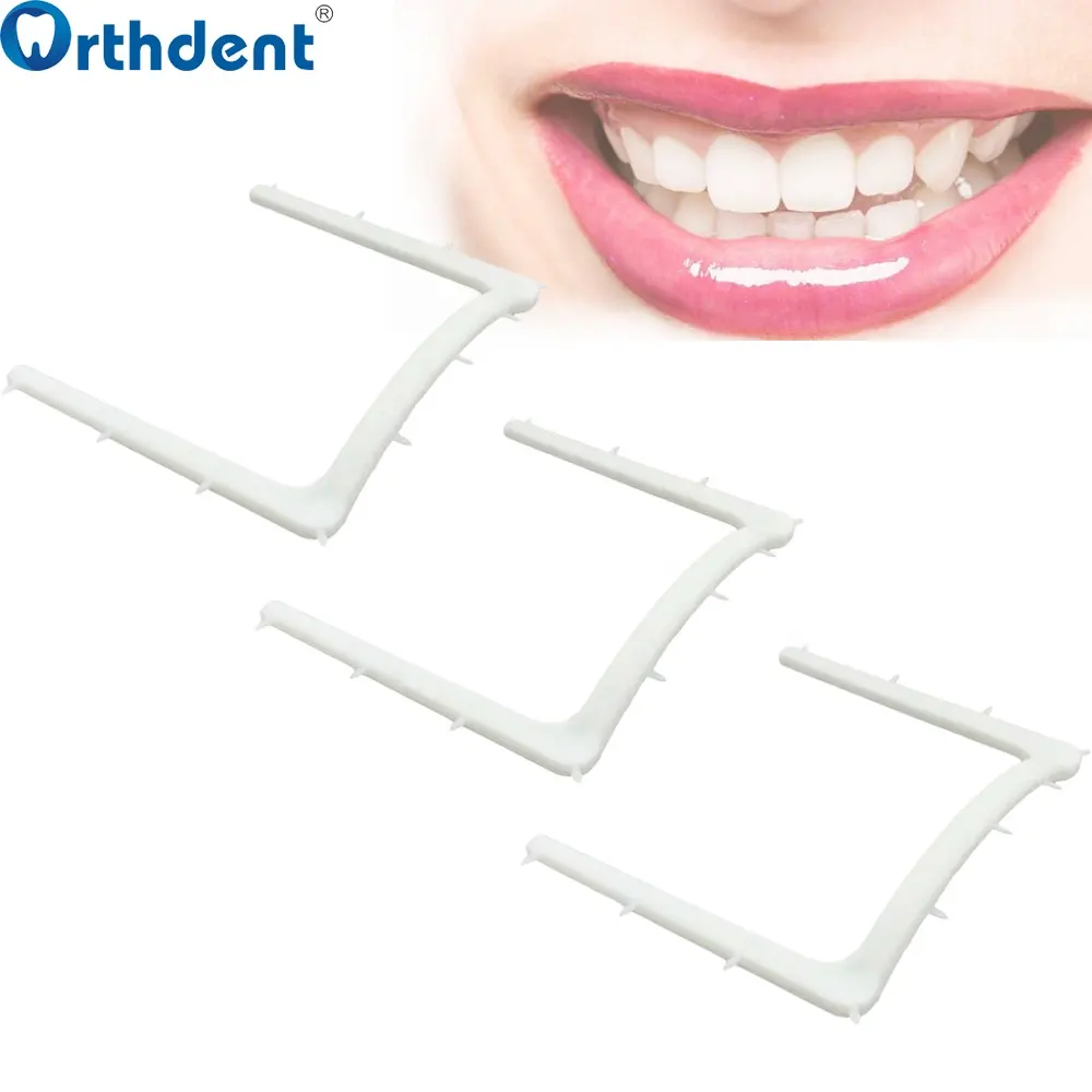 1 Stück Zahnarmaturenhalter aus Kunststoff, Autoklavierbar, U-Form, Gummibarriere, Halterung Zahnarztes Werkzeug Zahnmedizin Versorgung weiß