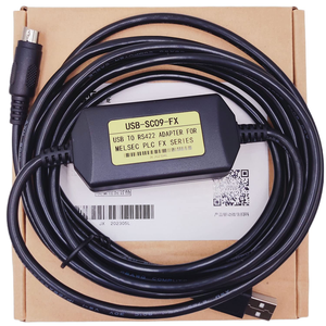 Aismartlink USB-SC09-FX USB-Programmier kabel für Mitsubishi <span class=keywords><strong>MELSEC</strong></span> USB zu RS422 Adapter, für Mitsubishi PLC FX3U
